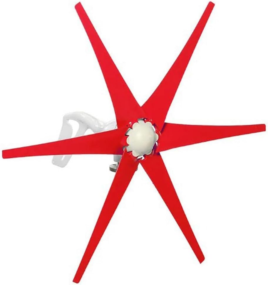 800W Wind Turbine Generator, 12V/24V Small Windmill Kit, 6-Blade Wind Power System for Boats, RVs, Cabins, or Home Use - Efficient Renewable Energy Solution