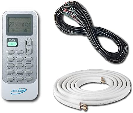 9000 BTU Mini Split Air Conditioner – Ductless AC/Heating System - 3/4 Ton Pre-Charged Inverter Heat Pump – 16 SEER - 15’ Lineset & Wiring - 100% Ready to Install - USA Parts & Support Serene Series