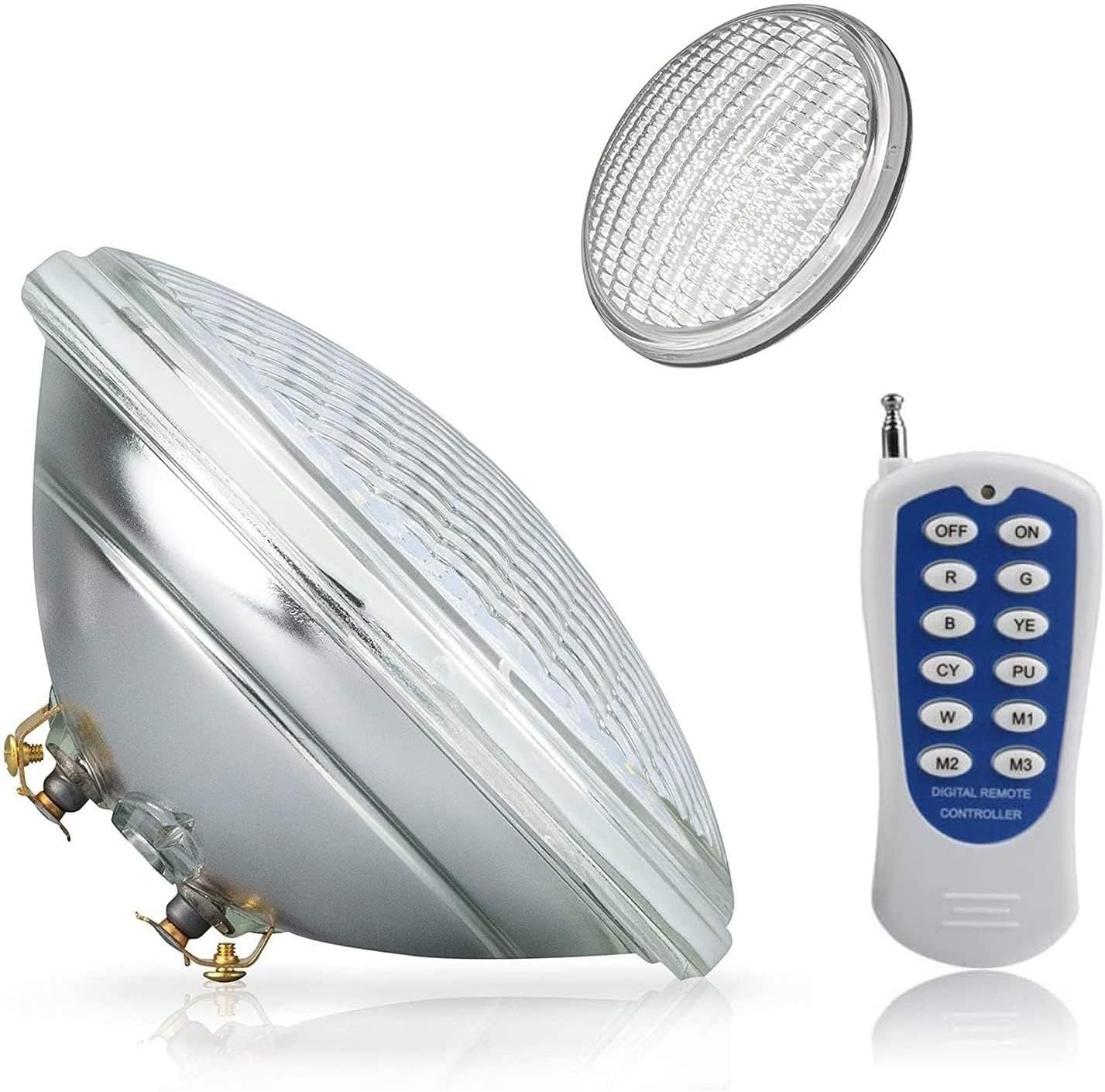 LED Ring Fountain Light - Underwater Pool Light, PAR56 AC12V Submersible LED Pool Lights, IP68 RGB Waterproof Underwater Lights, Swimming Pools Underwaters Lighting(18W)