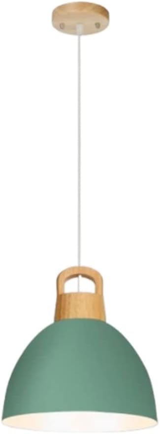 E27 Base Decorative Chandelier Simple Wooden Hanging Lamp Fashion Outdoor Pendant Lights Creative Personality Lampshade Nordic Single Head Chandeliers Corridor Bar Study Living Room