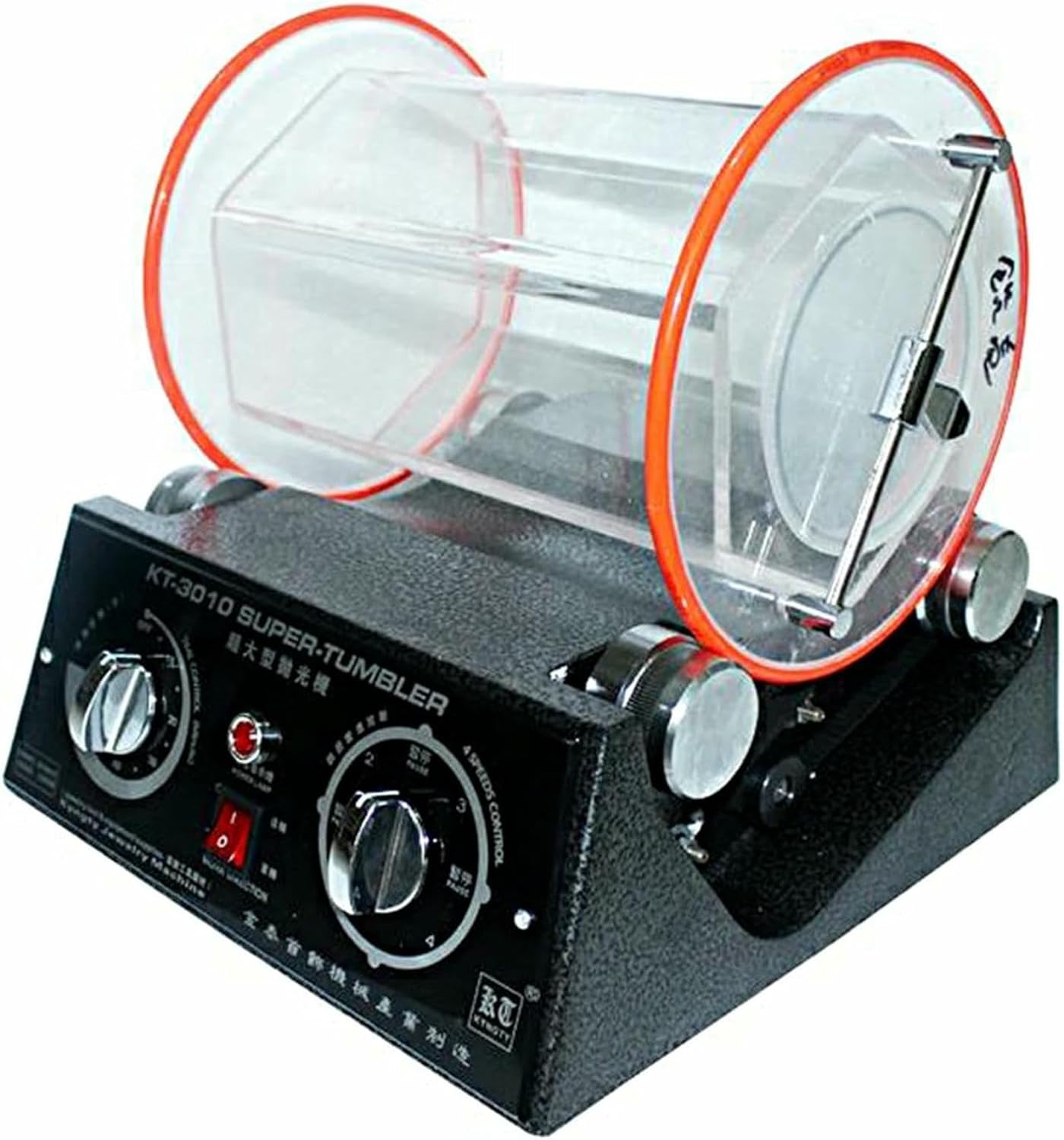 Jade Grinding Polishing Machine Jewelry Polisher Finisher Machine Surface Cleaner Drum Metal Burrs Coin Polishing Bead for Chamfering Flat Grinder