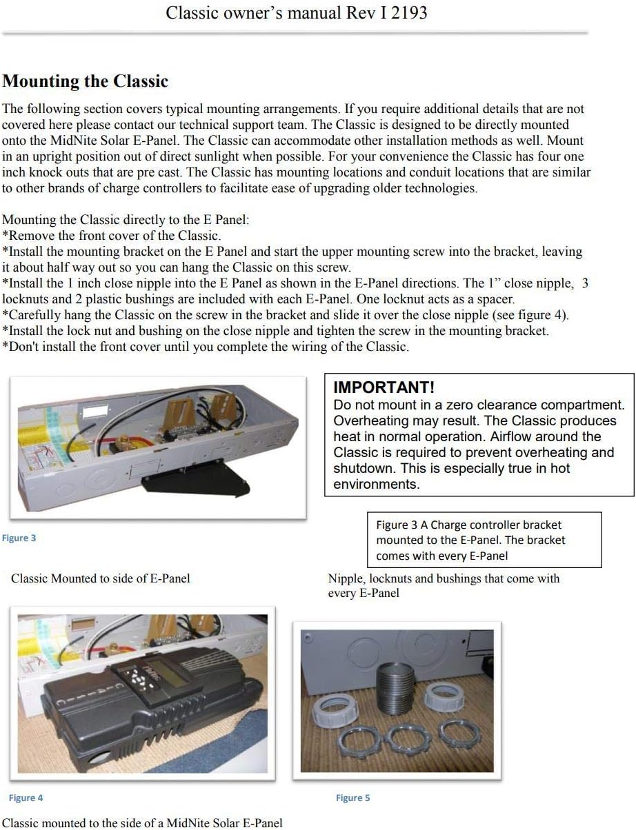 MidNite Solar CLASSIC 150 MPPT Charge Controller