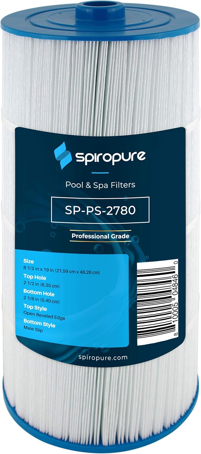 SpiroPure Replacement for Sundance Spas 6540-488 Unicel C-8326 Pleatco PSD125-2000 Filbur FC-2780 Hot Tub Spa Pool Filter Replacement Cartridge