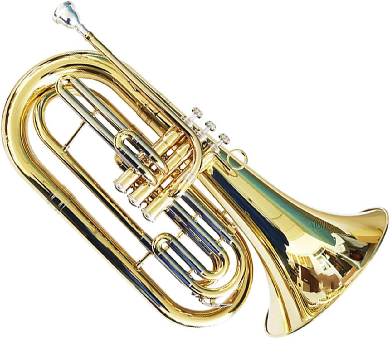 Bb Key Euphonium For Performance Or Practice A Professional Instrument Euphonium All-brass Instrument