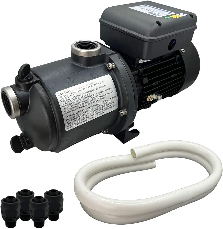 Puri Tech Uniboost Booster Pump Multistage, Fan-cooled, Energy Efficient for Pressure-side Pool Cleaners 1.5 THP, 115/230, 60hz