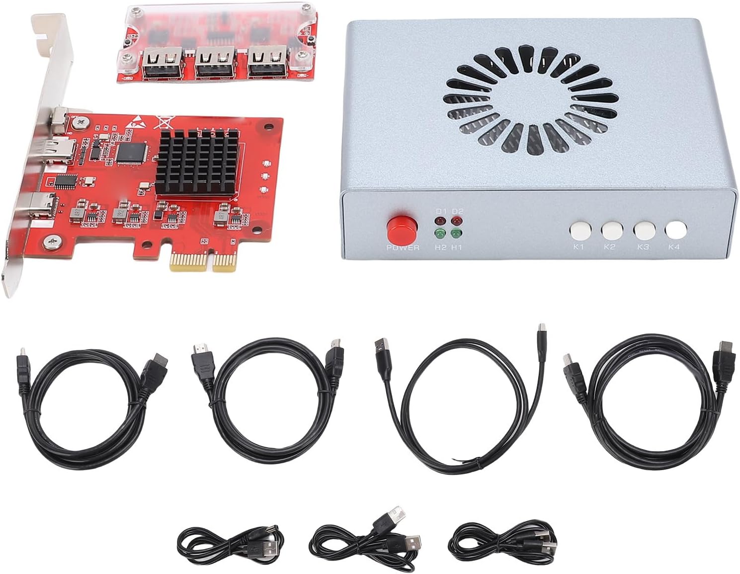 Tangxi DMA Fuser Hardware Kit, 4K 60Hz HDMI Overlayer Synthesizer, 6th Generation Video Synthesizer with Built in Fan for Temperature Control