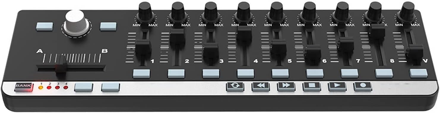 KESHUO Electric Keyboard Portable Mini USB 9 Slim-Line Control MIDI Controller Electronic Musical Instrument