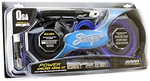 Stinger SK6201 400 Watt 1/0 Gauge Car Amplifier Installation Wiring Kit