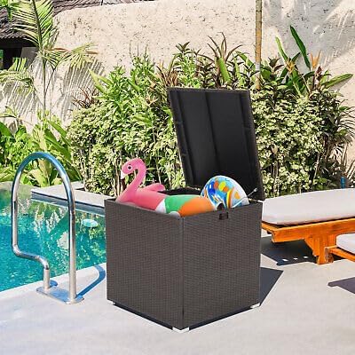 TM Replacement for/Fits 72 Gallon Deck Box Outdoor Wicker Storage Container w/Waterproof Zippered Liner Size : 27.5