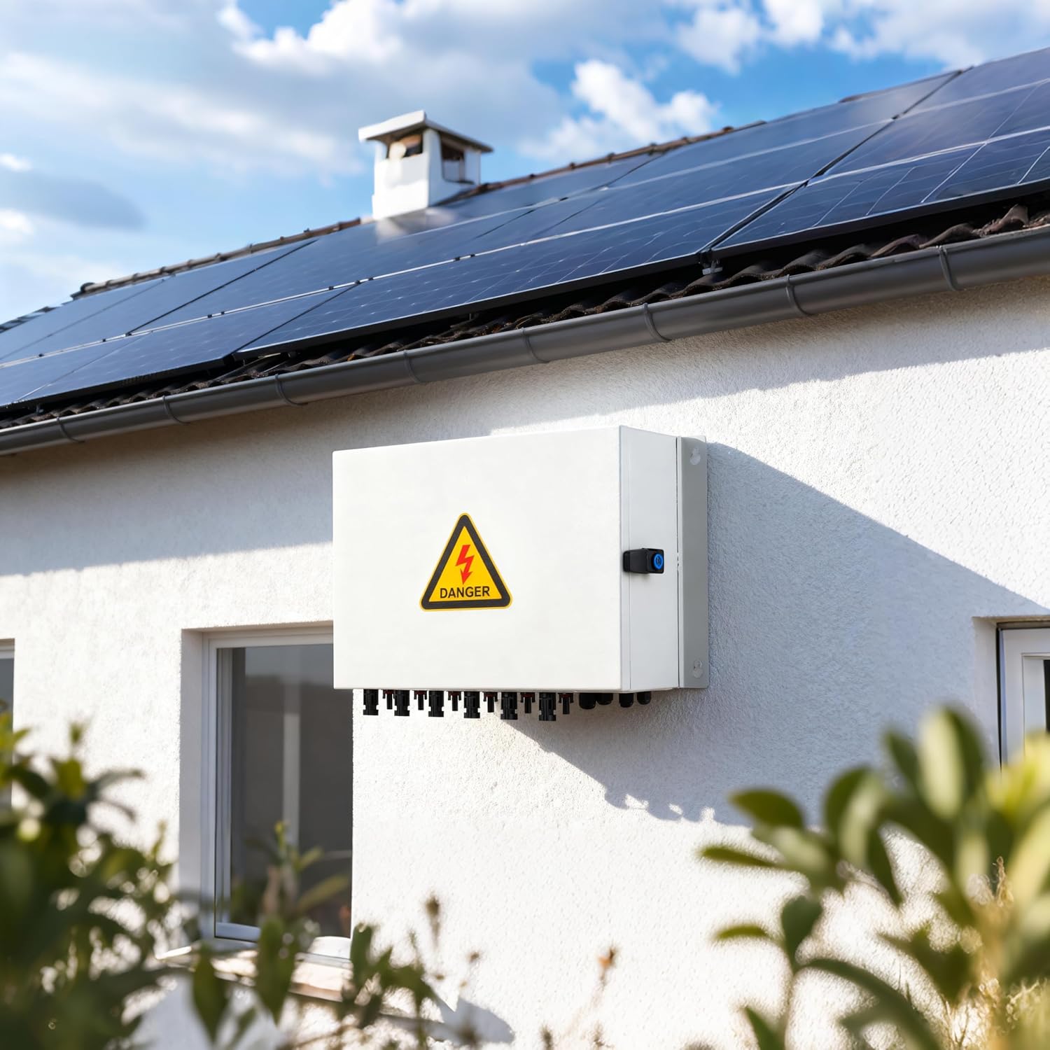 6 String Solar PV mc4 Metel Combiner Box 16A Rated Current Fuse 63A Air Circuit Breaker Out Door IP65 Waterproof (6 String- 16A)