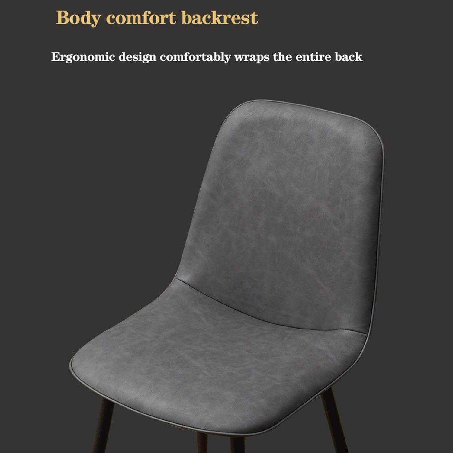 Modern Kitchen Dining Room Chairs Faux Matte Suede Leather Dining Chairs for Living Room Terrace Office Kitchen Lounging (Color : Beige)