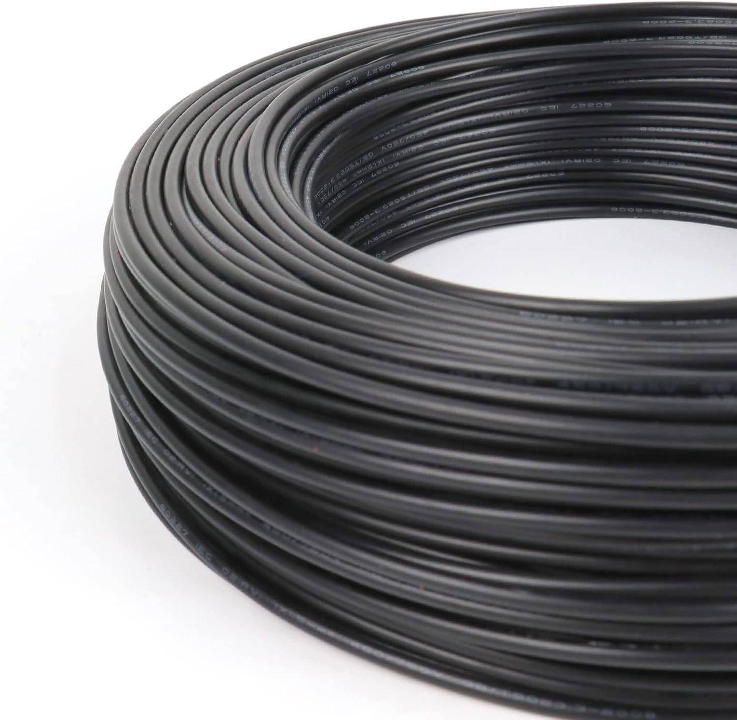 14 Gauge Copper Primary Wire (100FT EA, 4 Rolls, 400 Feet) - Flexible Low Voltage Wiring for 12 Volt Car Audio Amplifier Power Cable, Automotive, Truck, Trailer Harness