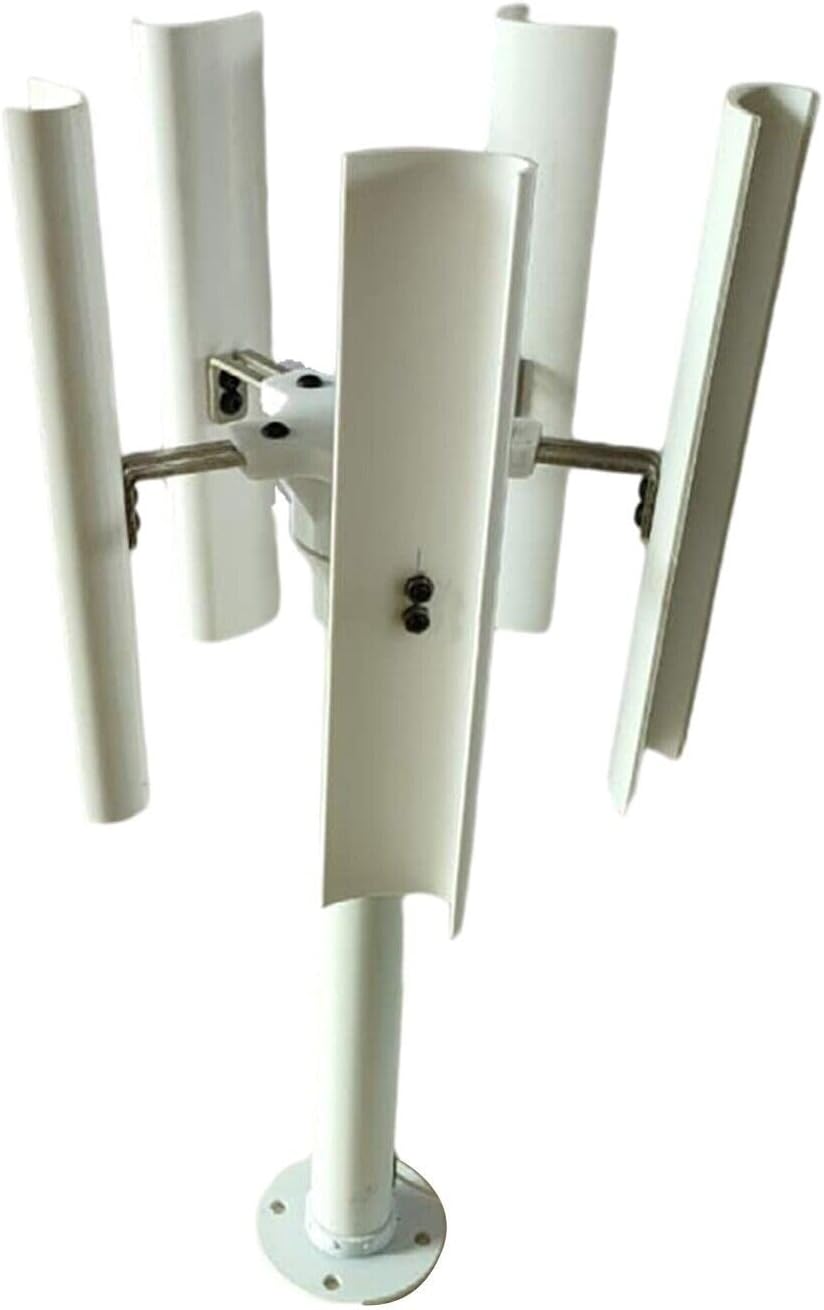 Three-Phase Permanent Magnet Brushless Generator 35W Vertical 5-Blade Wind Turbine Model Portable Low-Speed Outdoor Windmill