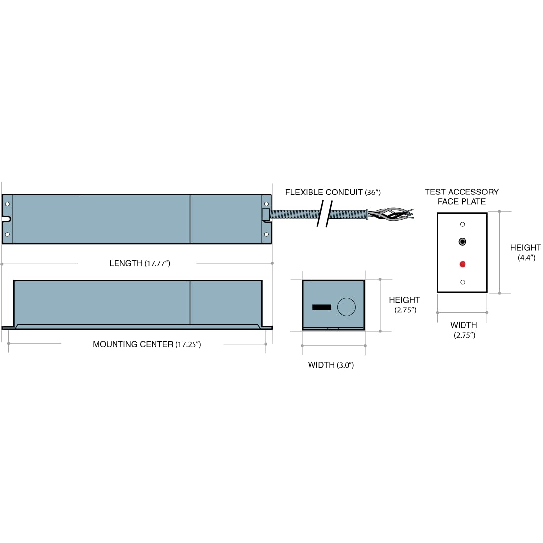 IOTA IIS 25 I M5 Emergency Inverter, 25W Output, Interruptable