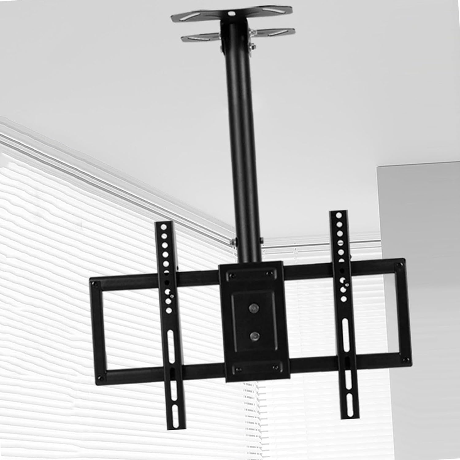 Monitor Mount,tv Wall Mount, Adjustable Height Ceiling TV Mount, for 45-80 Inch TV Swivel and Tilting Bracket, Full Motion TV Ceiling Mount, Metal Expansion Scr(One Colo