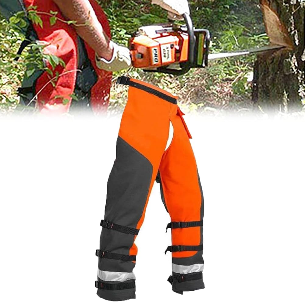 9-Layer Chainsaw Protective Pants, Chainsaw Work Pants, Adjustable Belt, Safety Logging Safety Anti-Cutting, for Cutting and Logging
