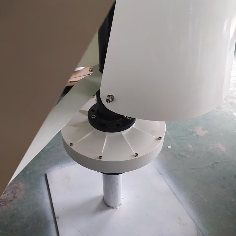 3000W 48V Vertical Wind Turbine Maglev Axis 3KW Wind Power Generator Windmill 2M Blades with PWM Charge Controller for 48V Battery of Grid System