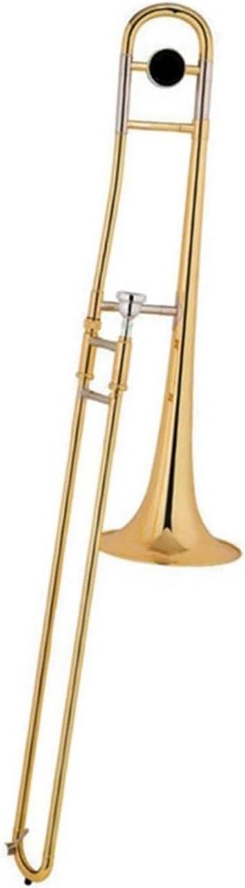 Adult Trombone Instrument Gold Lacquered Copper Alto Trombone Suitable For Beginners