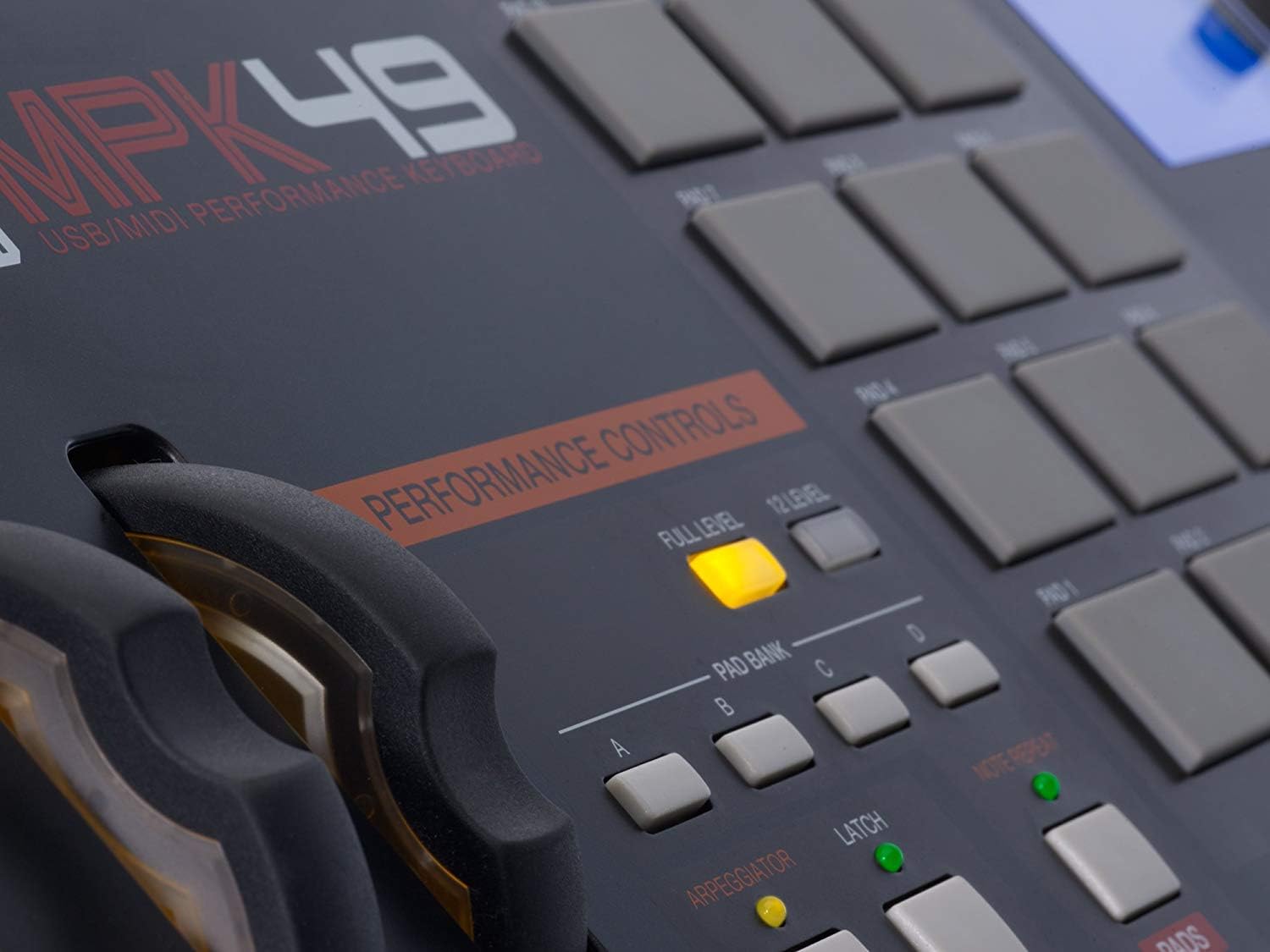 Akai Professional MPK49 | 49-Key USB MIDI Keyboard Controller with MPC Pads