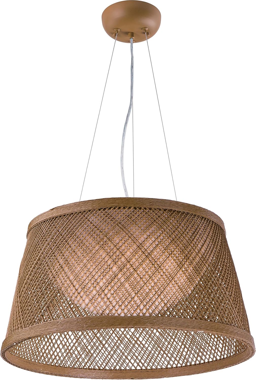 Maxim 54374NA Bahama Hemp String Outdoor LED Pendant, 1-Light 12 Watt, 11