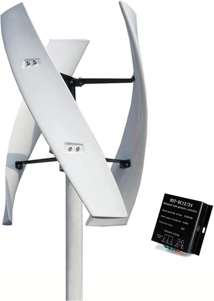 10000W Vertical Wind Turbine Generator Kit with 3Blade,Low Start-Up Wind Speed12v-220V Wind Power Generator Suit for Hybrid Solar Wind System(with Controller)