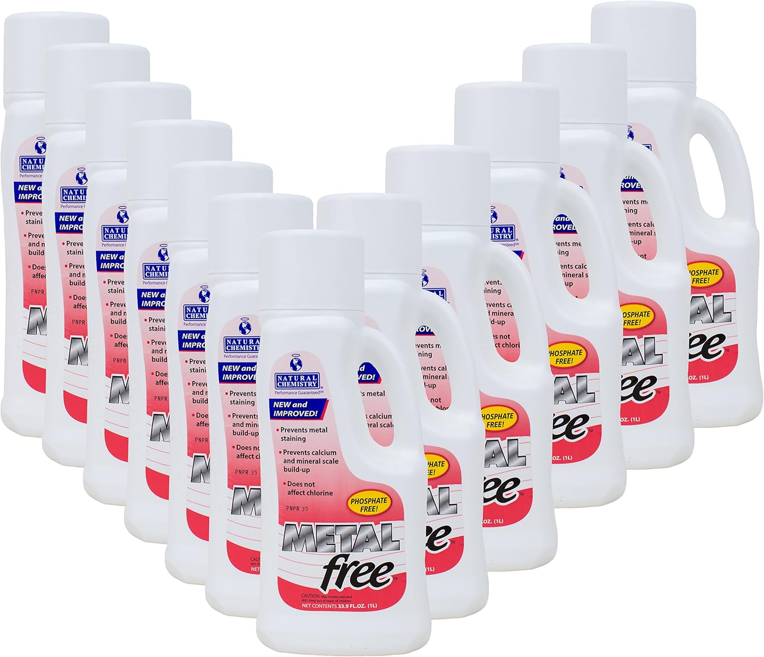 Natural Chemistry 07001 Metal Free 1 Liter Pack of 12