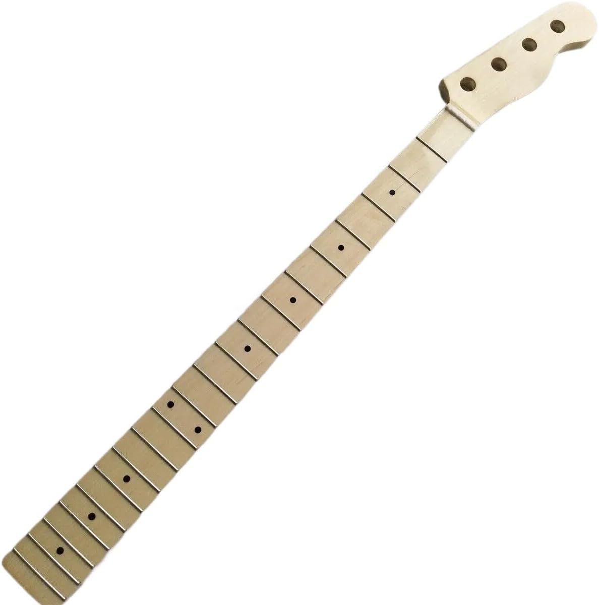4 String Electric P Bass Guitar Neck 20 Fret 34 Inches Maple Fingerboard Dot