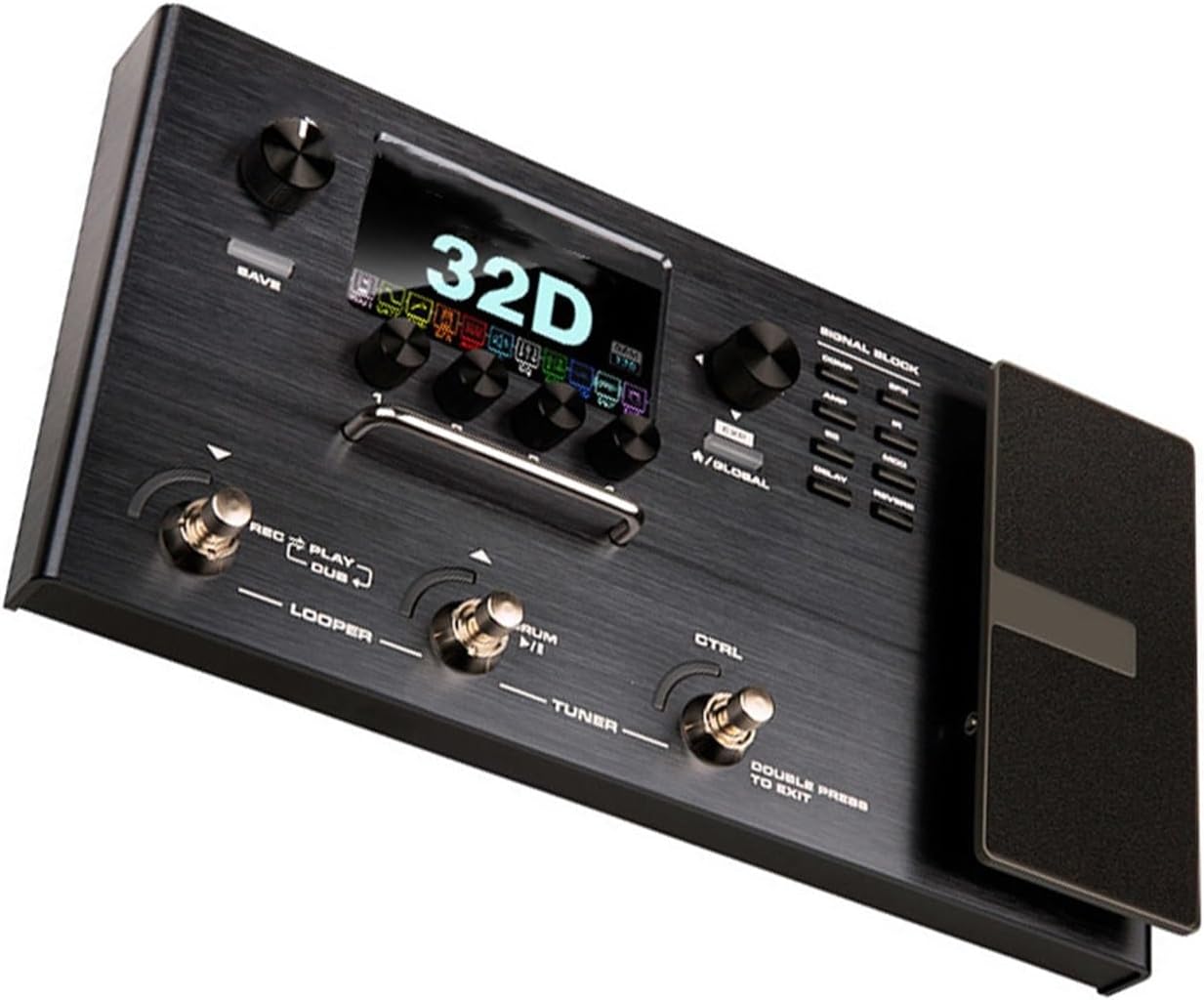 Professional Guitar Effects Pedals Electric Guitar Digital Effects Processor Bass Drum Machine Loop Recording Amp Analog Accessories