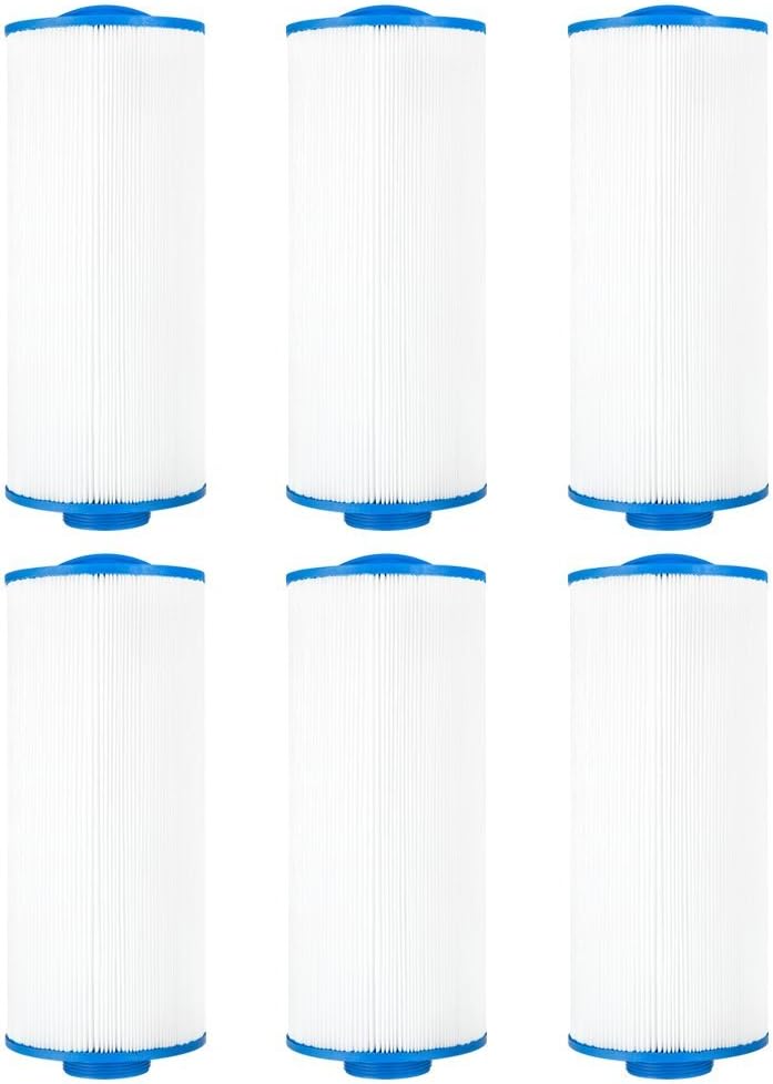 Clear Choice Pool Spa Filter 5.19 Dia x 12.50 in Cartridge Replacement for Pacific Marquis Spa 35 Aladdin 13507 Baleen AK-90103, [6-Pack]