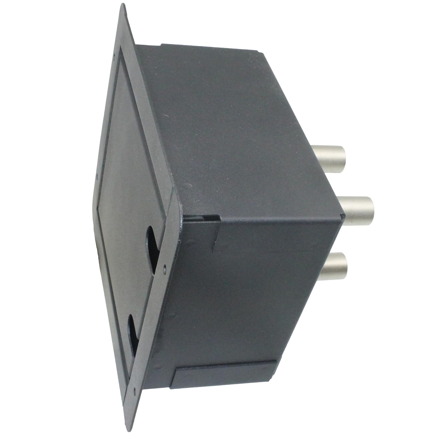 Recessed Floor Stage Box with 4 XLR Female to Male Passthrough Jacks