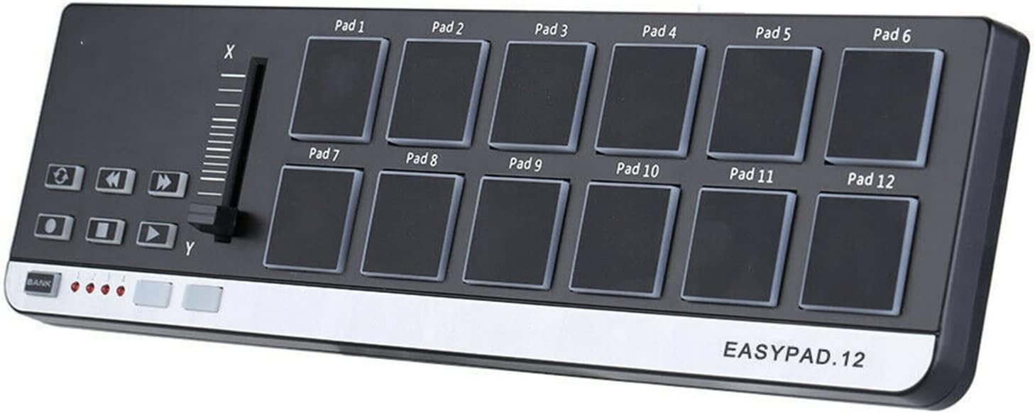 KESHUO Electric Keyboard 12 Professional MIDI Controller Piano Keyboard Drum Interface MIDI Pad Controller