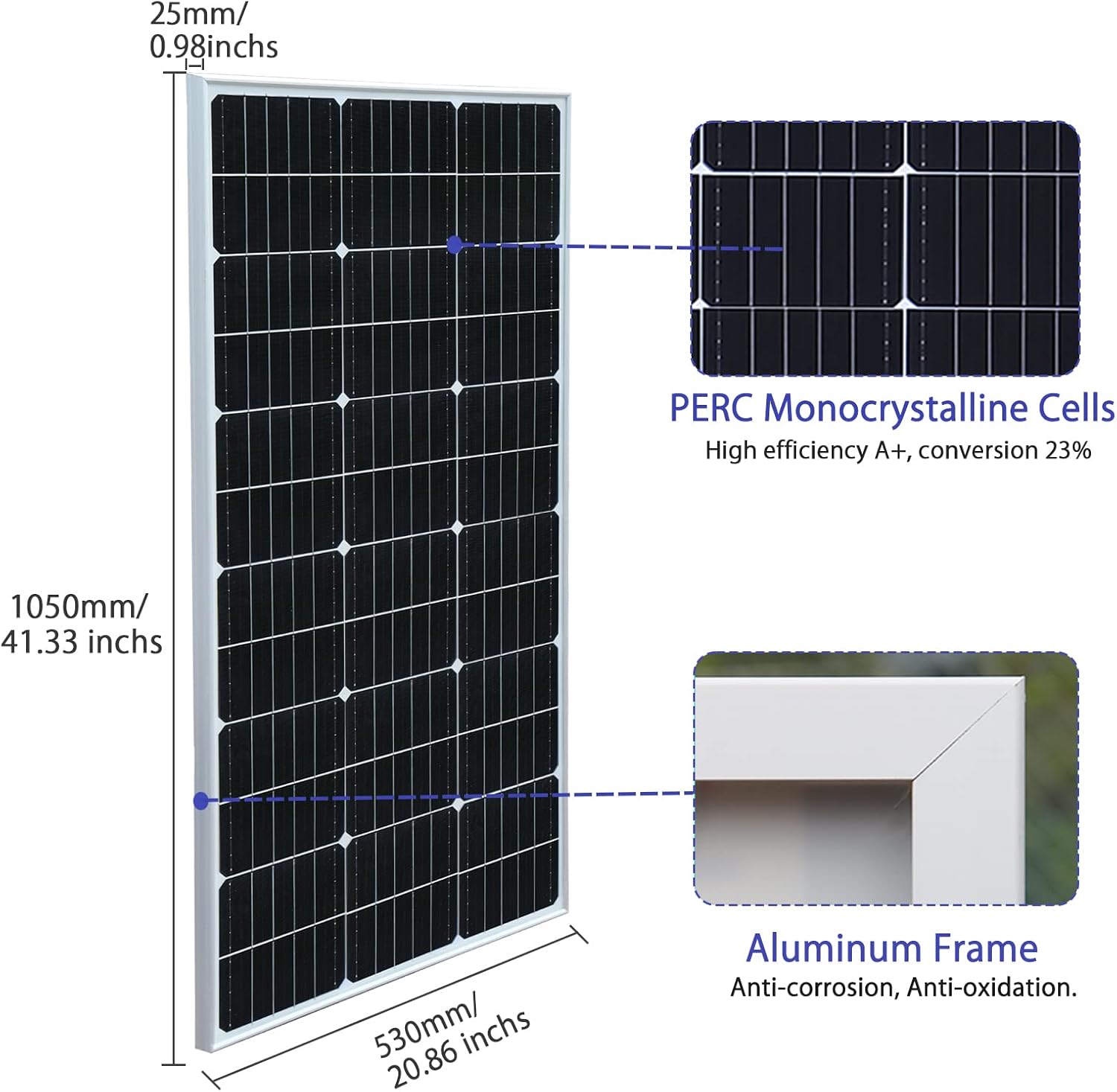 200 Watt 12Volt/24Volt Solar Panel Kit 2X100W Monocrystalline Module 20A Charge Controller for RV, Boats, Trailer, Camper,Off-Grid System (200W Solar Kit)