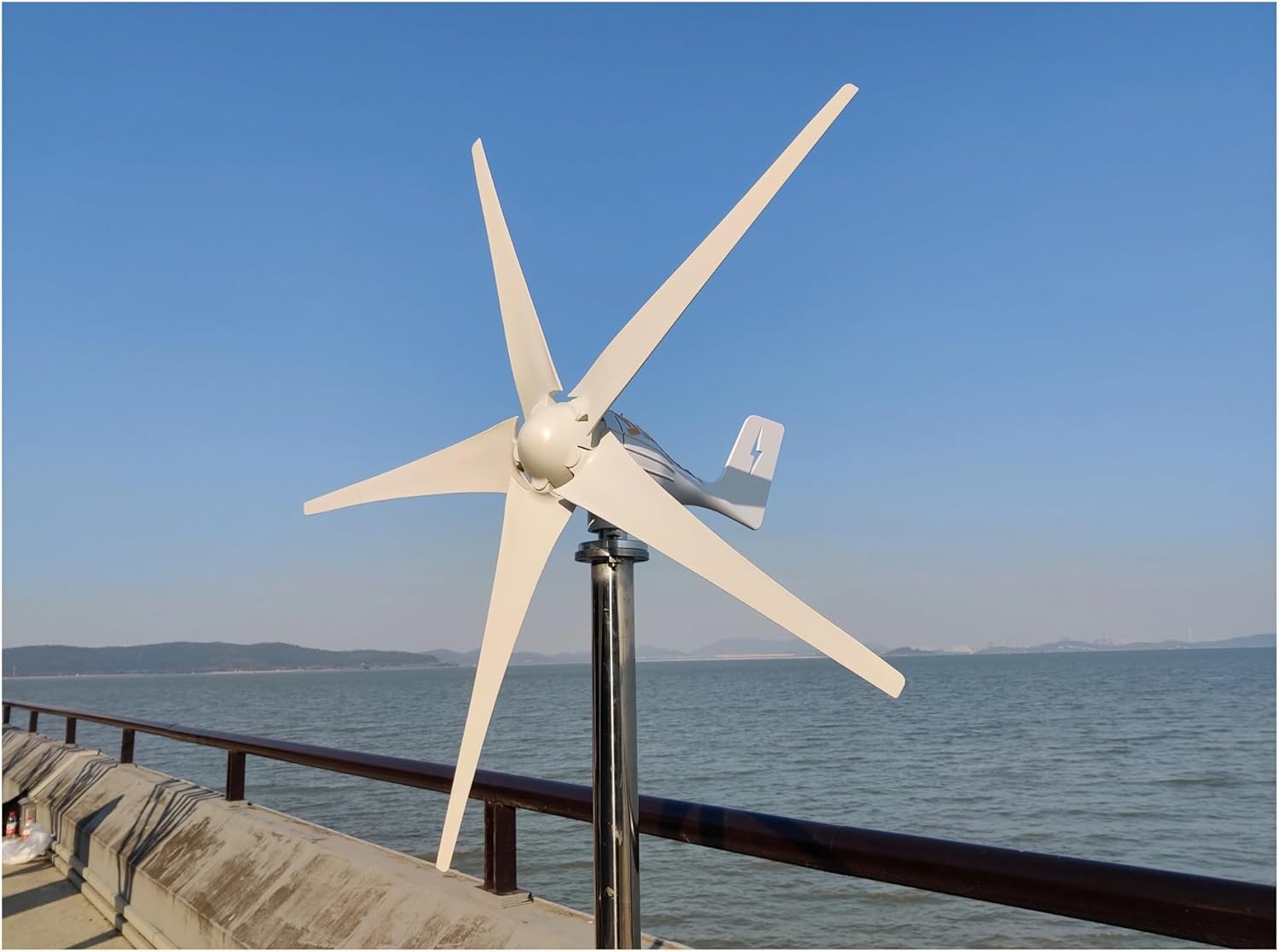 3000W Wind Turbine Generator Kit, Horizontal Wind Turbine Generator 12V 24V 48V Powerful Dynamo with MPPT Off Grid System Homeuse Windmill Low Starting Speed for Home(Off Grid System,12V)