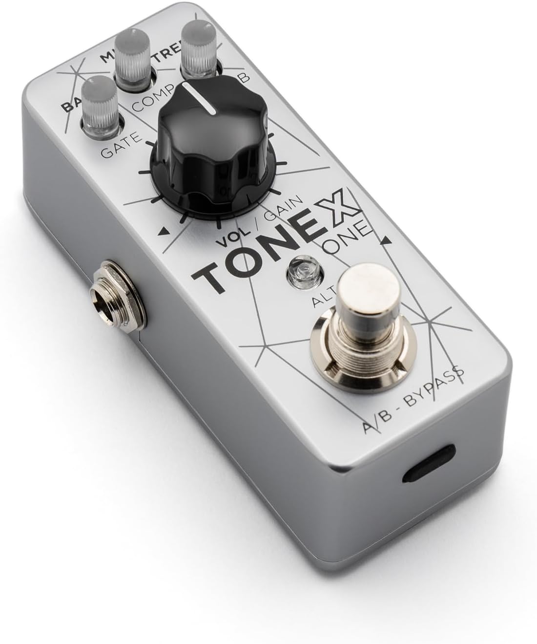IK Multimedia TONEX One Bass Edition – Compact Bass Modelling Pedal with TRS Mono/Stereo Output, 20 Preset Slots, VIR™ Multi-IR Cabinets, Custom IR Loader, Tuner & 15 Pre/Post Effects