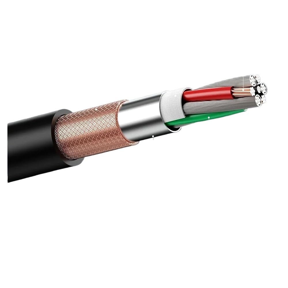 XLR Microphone Cables 3-pin XLR Male to Female Balanced Mic Patch Cord for Mixer Amplifier Record Etc(1m)