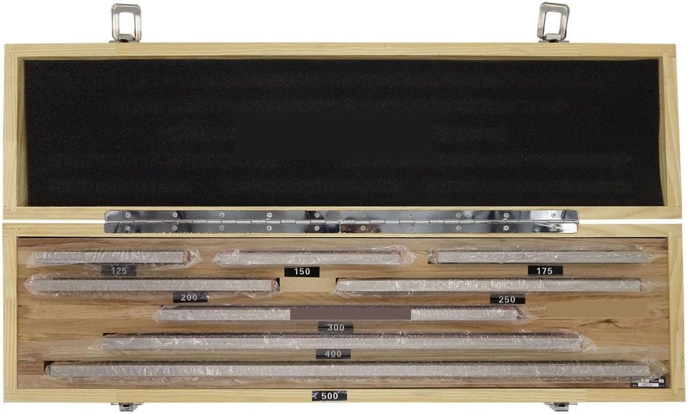 Gage Block Set, Setup Blocks Height Gauge Set, Block Gauge Set, 125-500mm, 8pcs, 0 Grade,1 Grade, Setup Bars For Router And Table Saw Accessories Woodworking Set Up for Calibrating Other Accuracy of G
