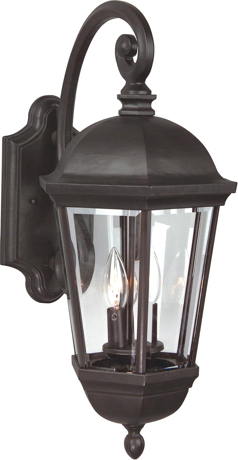 Craftmade Z3014-OBO Britannia Outdoor Wall Mount Sconce, 3-Light 180 Watts (10