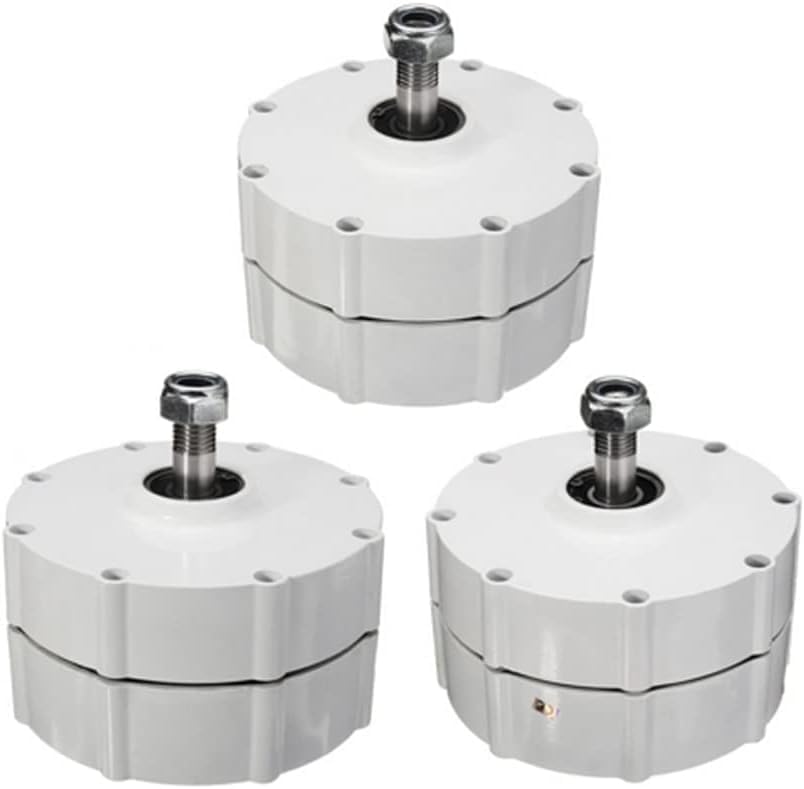 CAJUCA No Noise Vertical Axis Wind Turbine Generator Wind Turbine and Water Turbine Low Speed 9000W 12V 24V 48V Gearless Permanent Magnet Generator