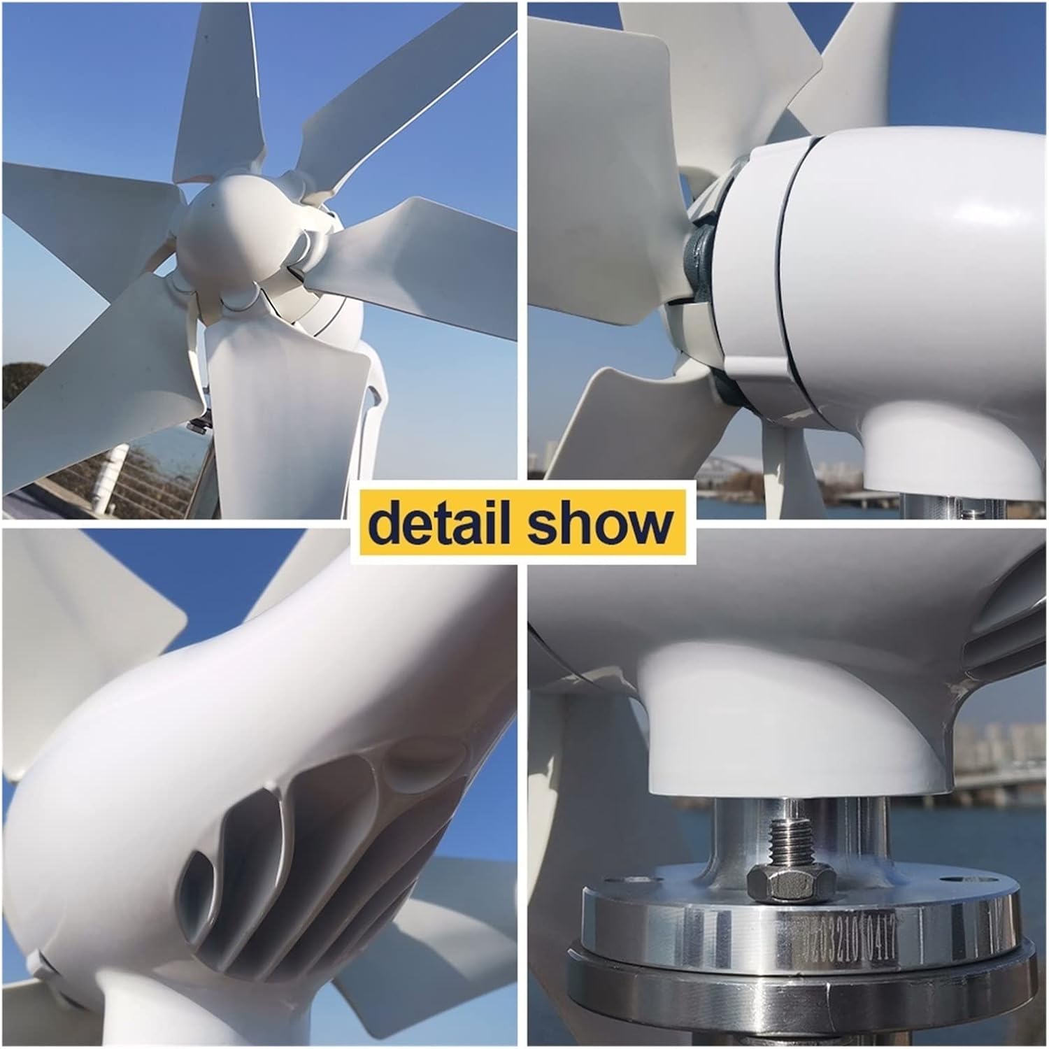 Wind Turbine, Wind Generator Portable 600W Alternative Energy Windmills Alternateur 12V 24V 48V Wind Turbine MPPT Controller Wind System(MPPT Controller,48V)
