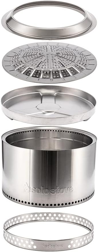 Solo Stove SSYUK-SD-27 Fire pit YUKON + STAND Stove, Bonfire Stand, For 4 People, Firepit, Yukon Stand, Secondary Burning, Cookware, Camping, Outdoors