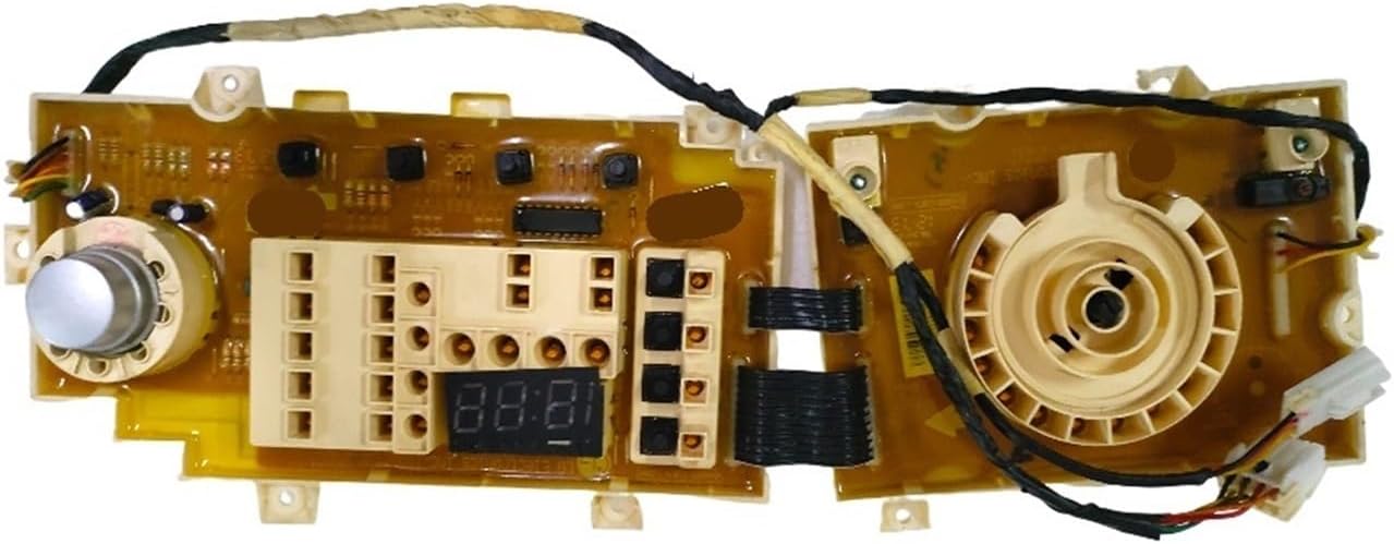 washingboard, Compatible For Drum Washing Machine Main Control Board EBR64974310 EBR67836603 EAX61348701 Display 67836601 Accessories,for parts(A set)