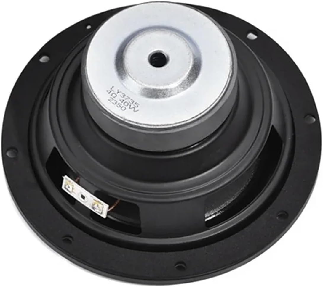 1 pcs 6.5 Inch 4 Ohm 50W Midrange Bass Speakers Round Paper Rubber Edge IPX5 Waterproof