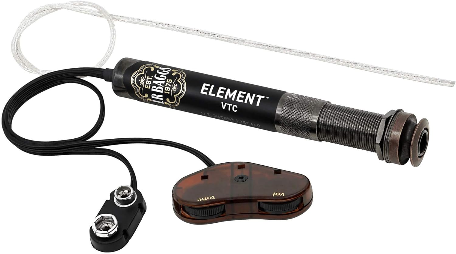 L.R. Baggs Element Active System with Volume and Tone Control Acoustic Guitar Undersaddle Pickup
