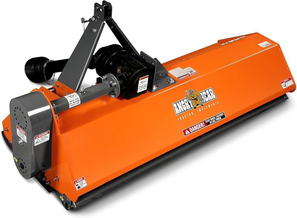 3 Point 72'' Working Width PTO Flail Mower for 45-85hp CAT 1 Tractor, NAM72