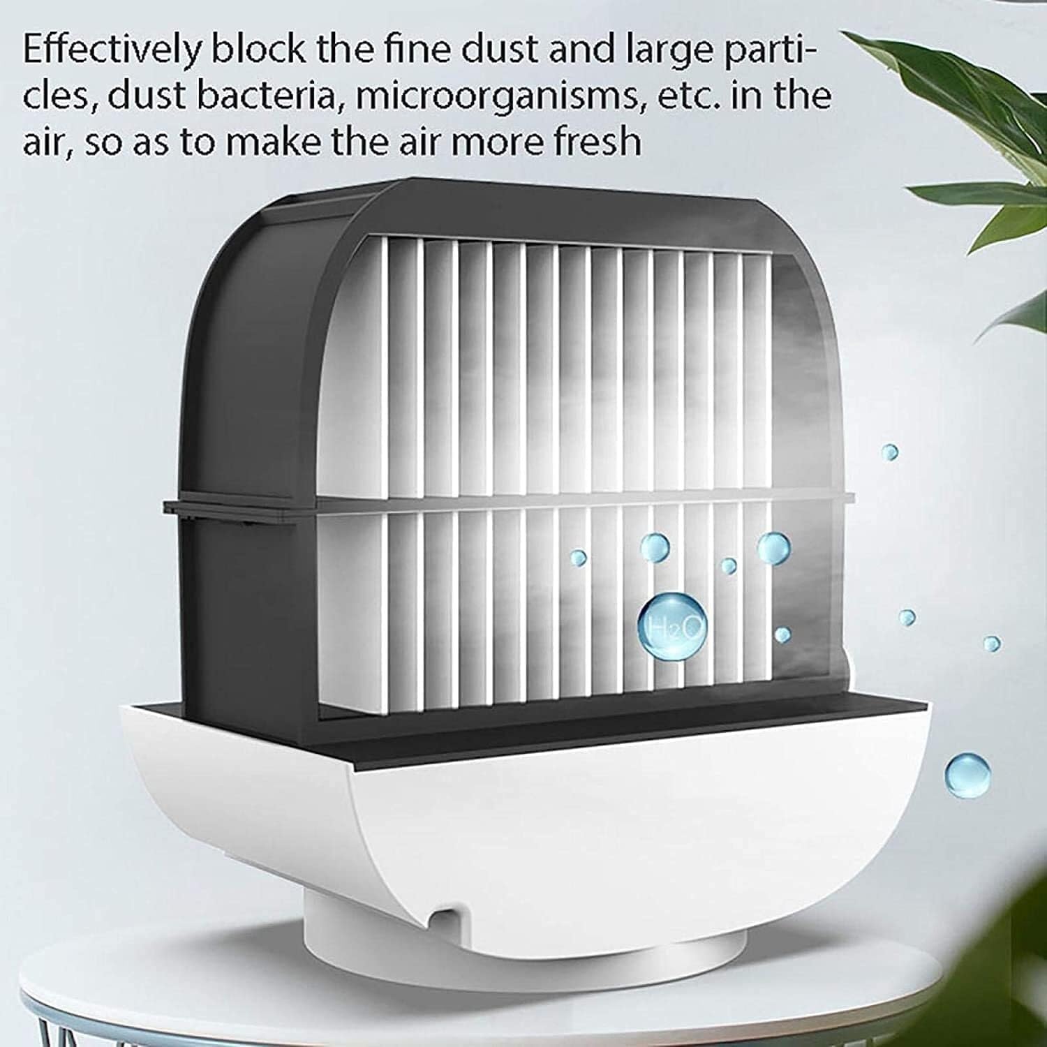 Mini Portable Air Conditioner,Home Air Conditioning Humidifier Purifier USB Desktop Air Cooler Fan for Office Room