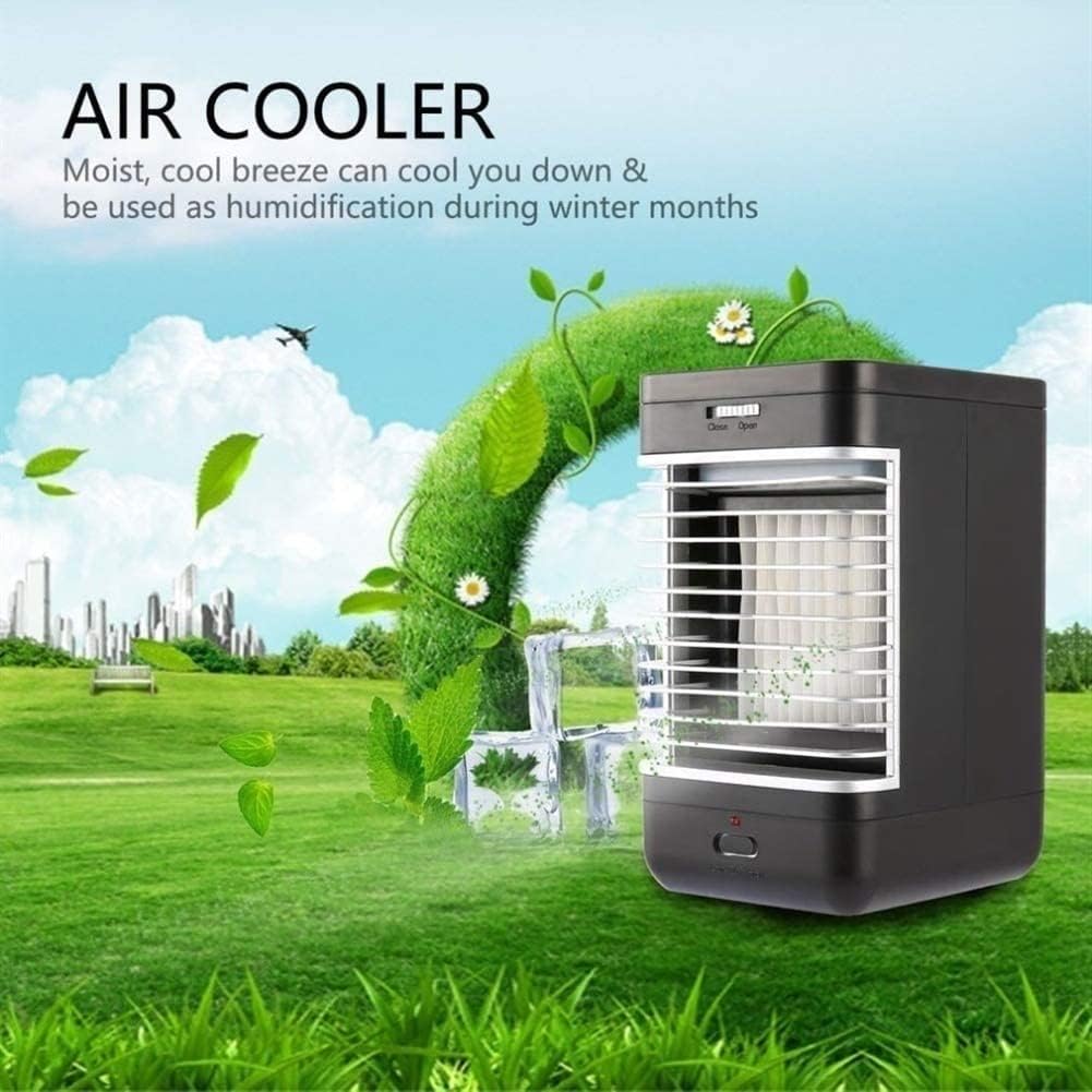 Desk Cooling Fan, Portable Evaporative Air Conditioner, Personal Air Cooling Fan for Home Office Room