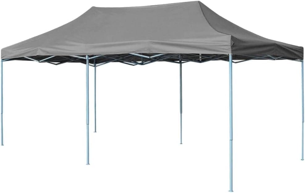 Folding Pop-up Partytent 9.8'x19.7',10x30Ft Pop Up Party Tent Water-Resistant & UV Resistant Canopy for Outdoor Events Outdoor Living, Patio Furniture & Accessories, Anthracite