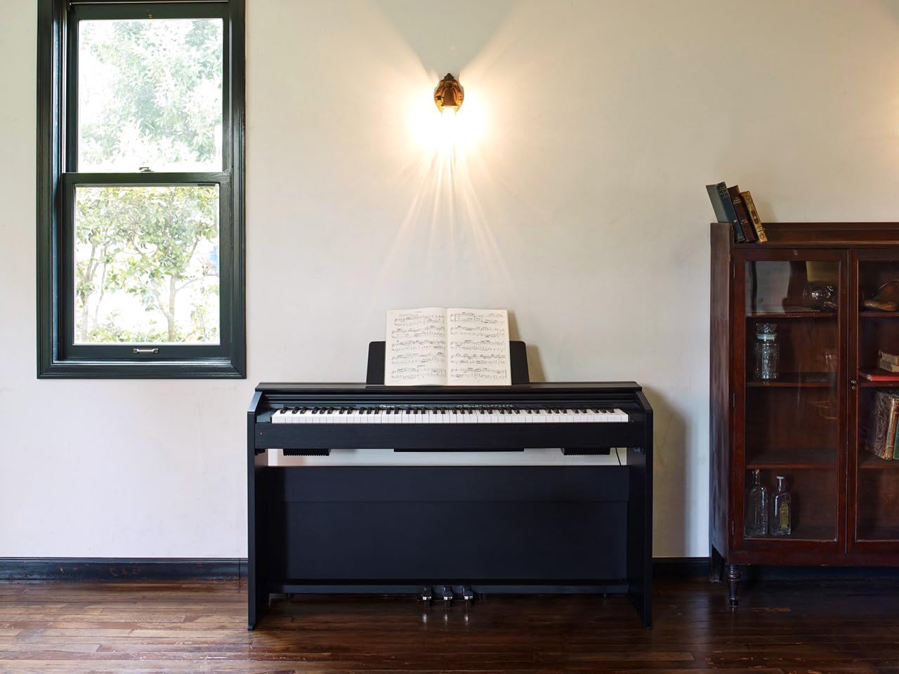 Casio Privia PX-870 – 88-Key Weighted Console Digital Piano | Tri-Sensor II Scaled Hammer Action Keys| Elegant Design | Powerful 40W 4-Speaker Sound, Concert Play, USB-MIDI