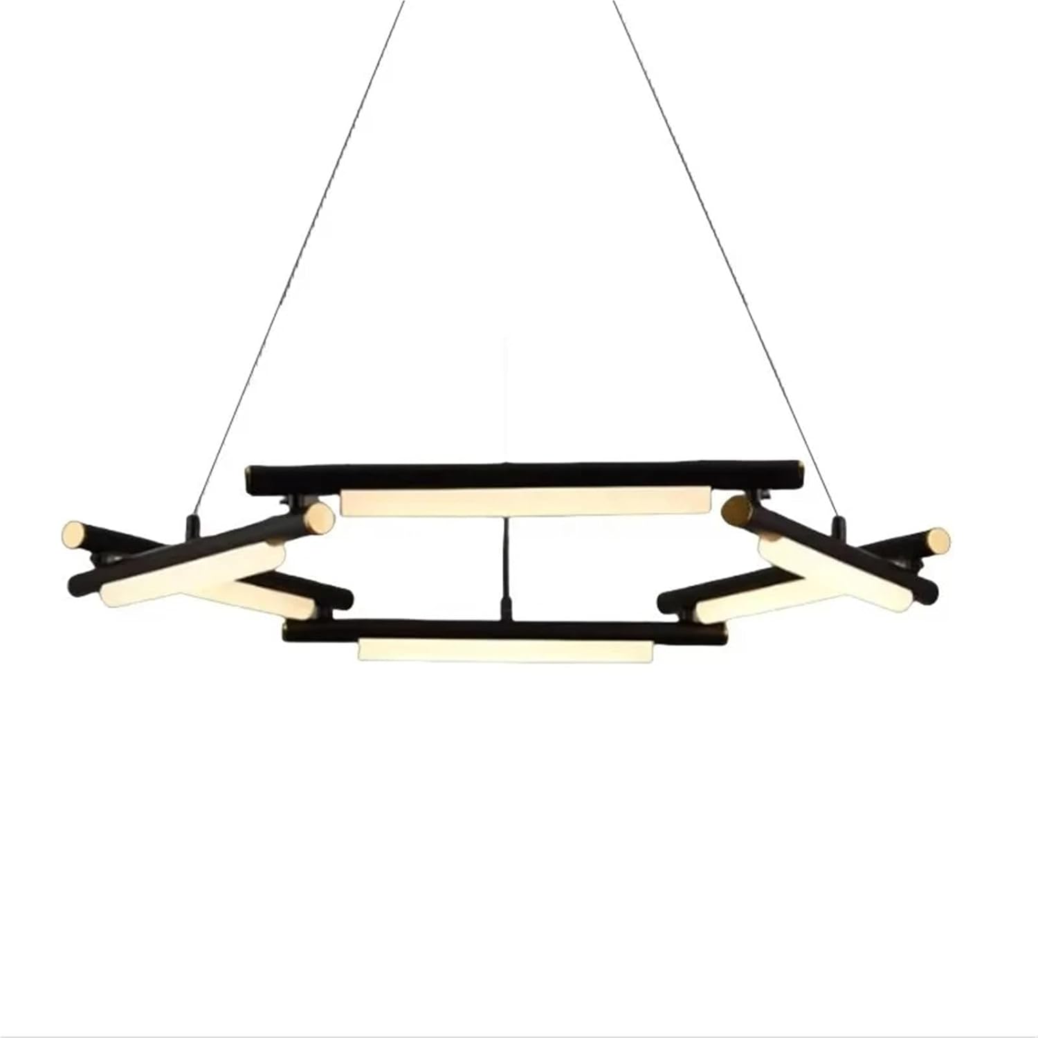 Living Room Simple Multi Head Iron Lampshade Round Chandelier Hotel Villa Model Room Bedroom Modern Decoration Pendant Light,Light Fixture Chandelier