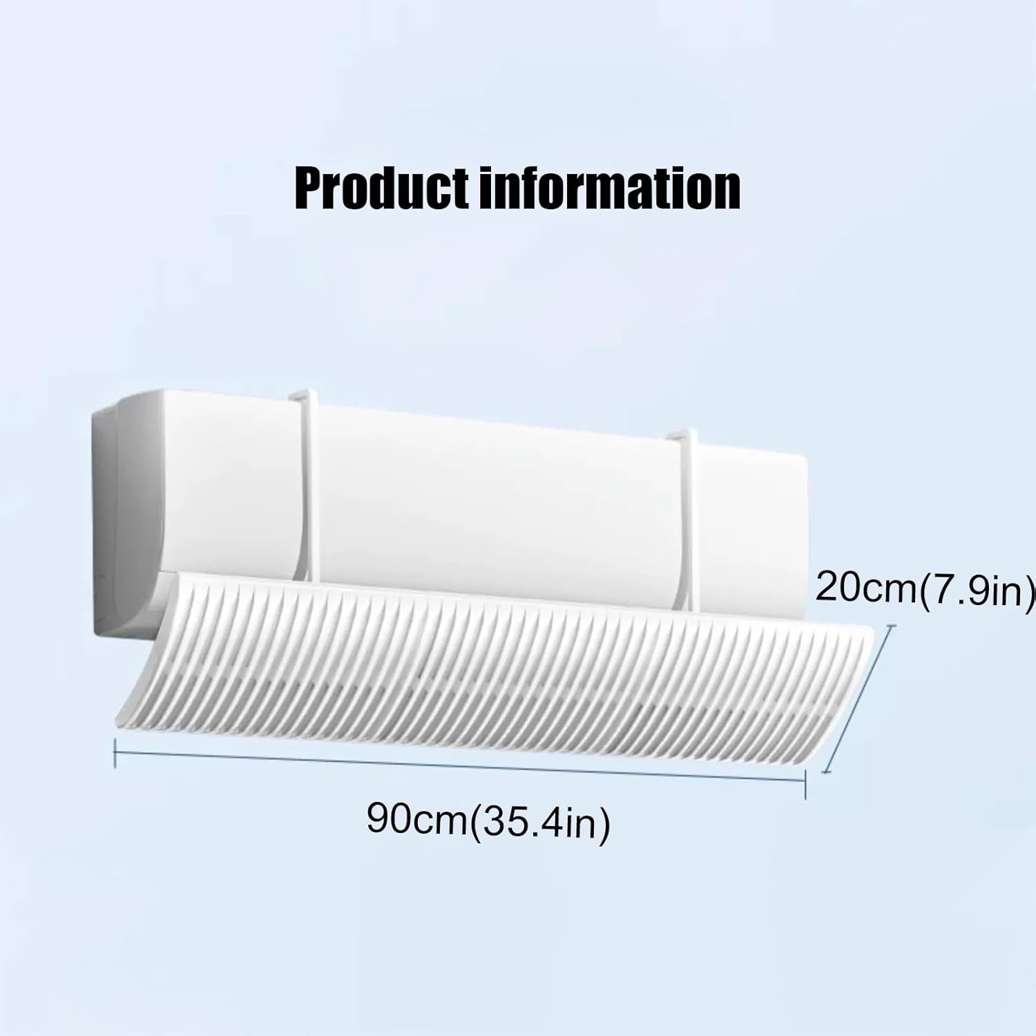 Retractable Air Vent Deflector,Adjustable Anti Direct Blowing Air Conditioner Vent Deflector